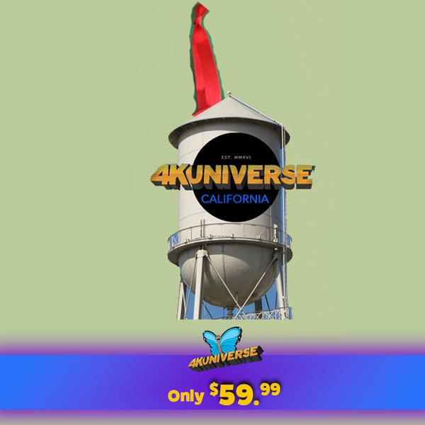 2024 4KUniverse Water Tower 3D Christmas Ornament