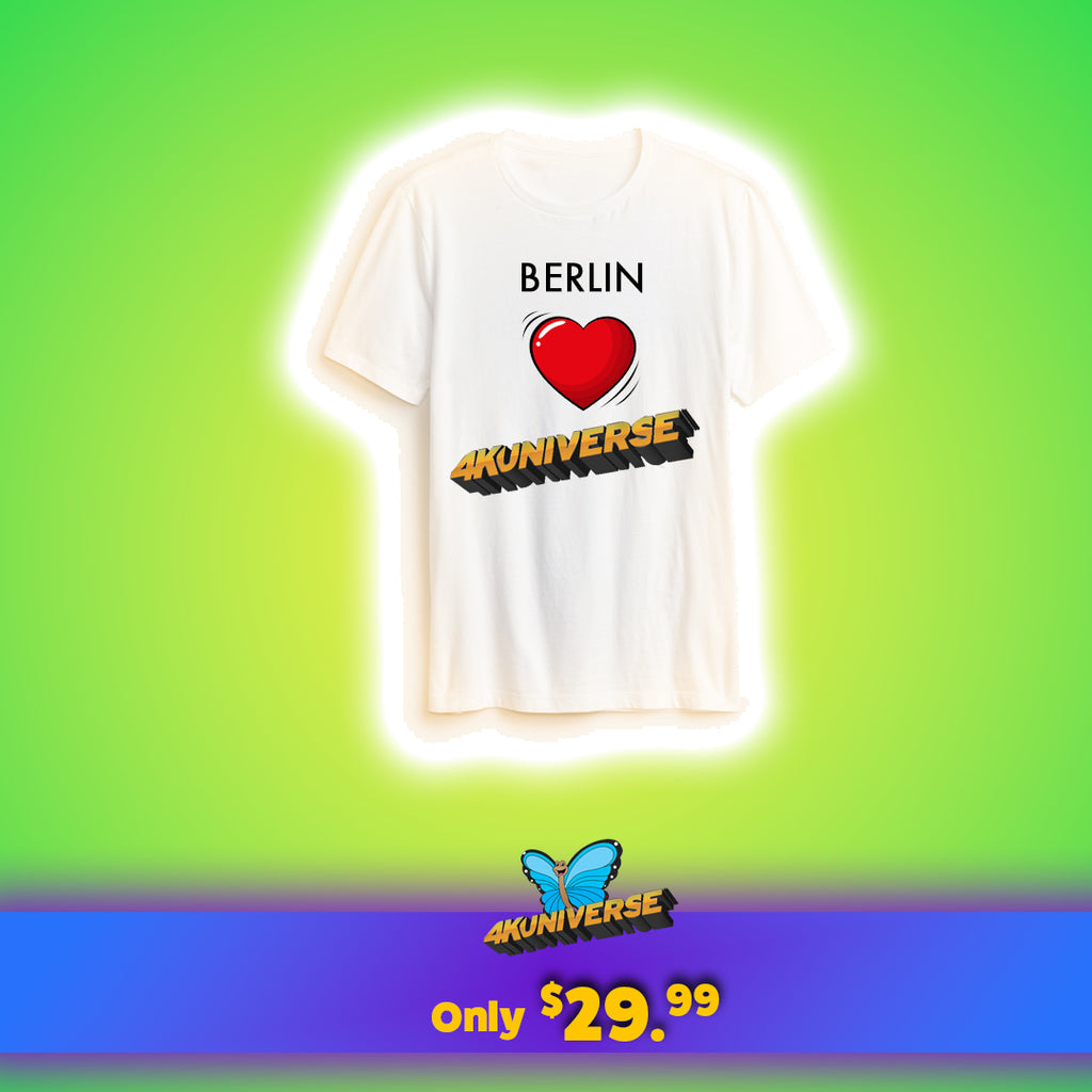 Berlin Loves 4KUNIVERSE White T-Shirt