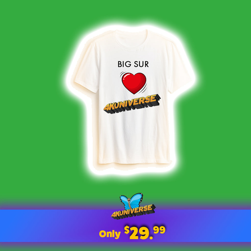 Big Sur Loves 4KUNIVERSE White T-Shirt