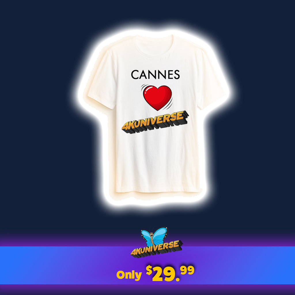 Cannes Loves 4KUNIVERSE White T-Shirt