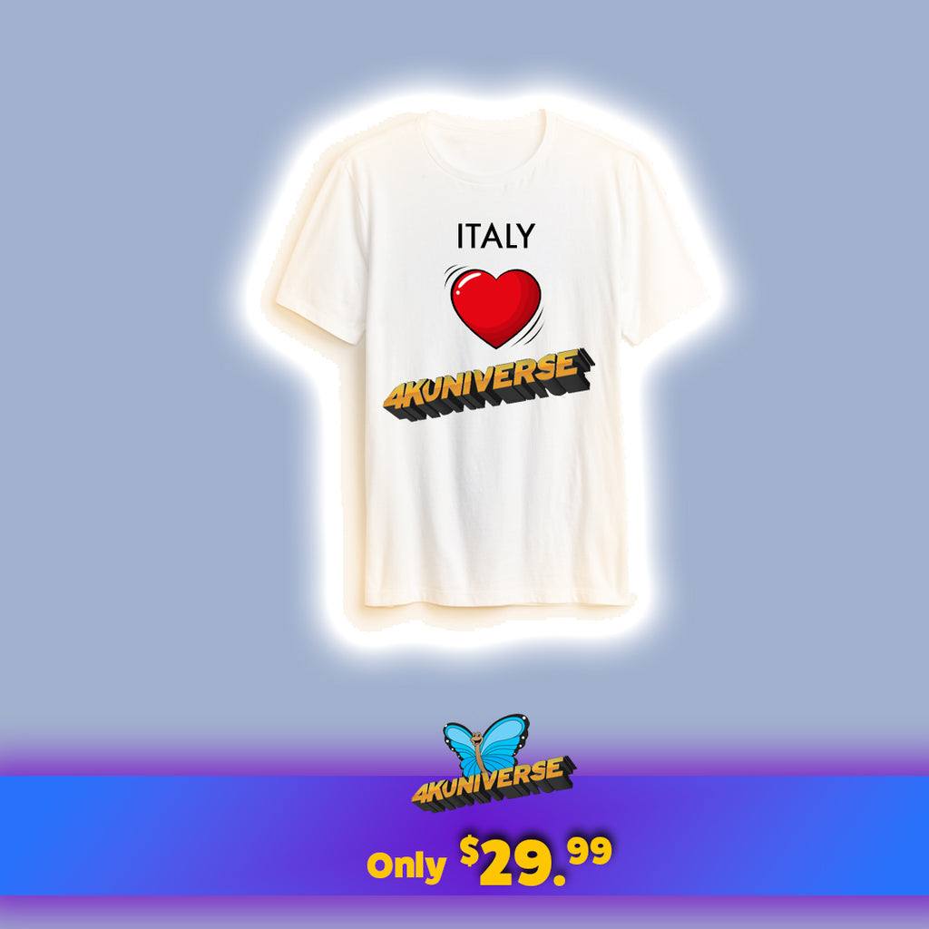 Italy Loves 4KUNIVERSE White T-Shirt