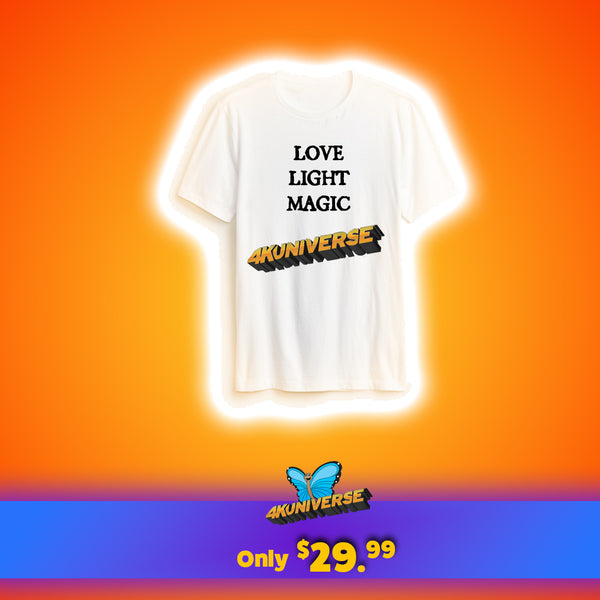 Love Light Magic White T-Shirt