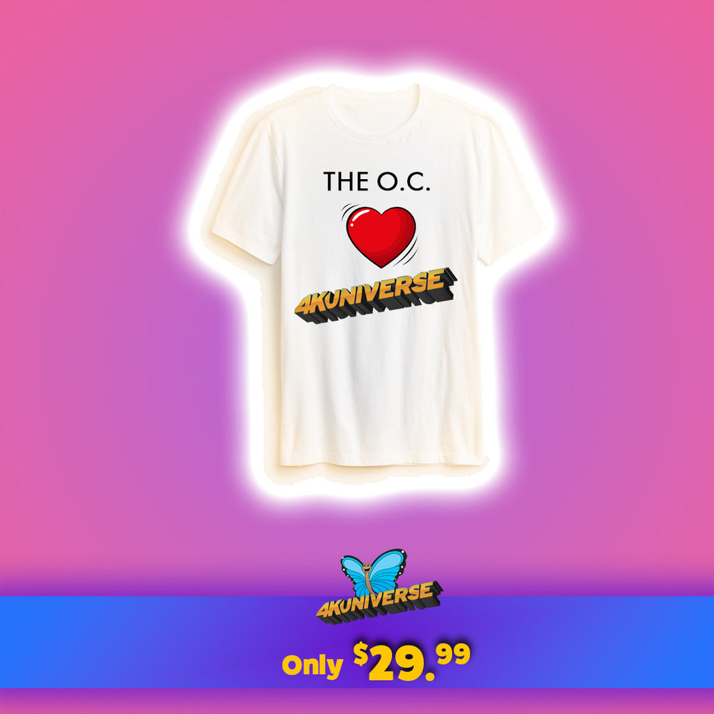 The O.C. Loves 4KUNIVERSE White T-Shirt