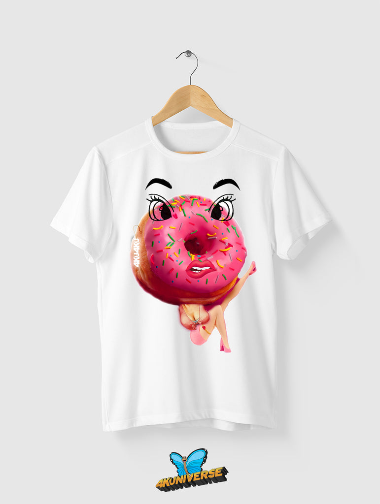 Candy Cassie White Graphic T-Shirt